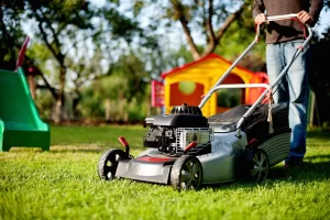 lawn mowing and trimming in Baltimore by DoJo's
